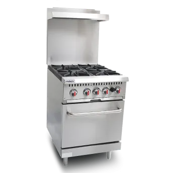 4 Open Burner with Oven & Backsplash (S24-5)