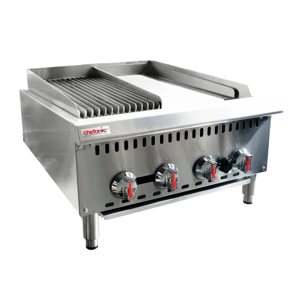 Half Char Broiler Half Griddle (WJRBG24)